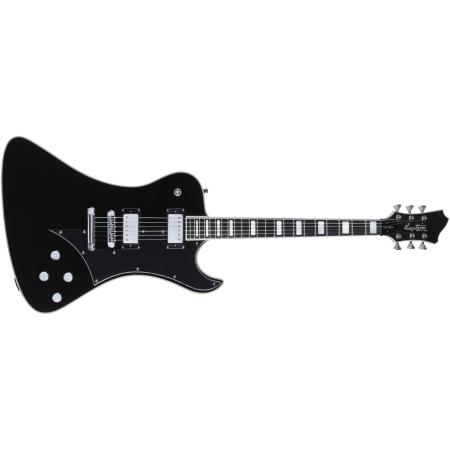 Guitarras Eléctricas Hagstrom FANTCUS-BLK Fantomen Custom Black Guitarra Eléctrica