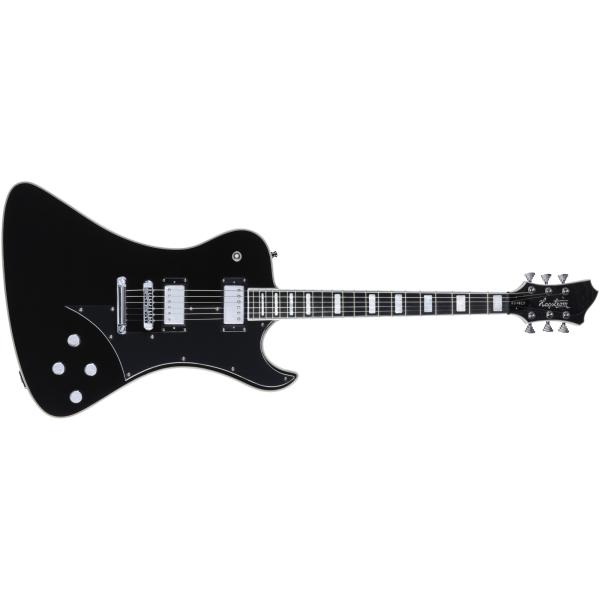 Hagstrom FANTCUS-BLK Fantomen Custom Black Guitarra Eléctrica