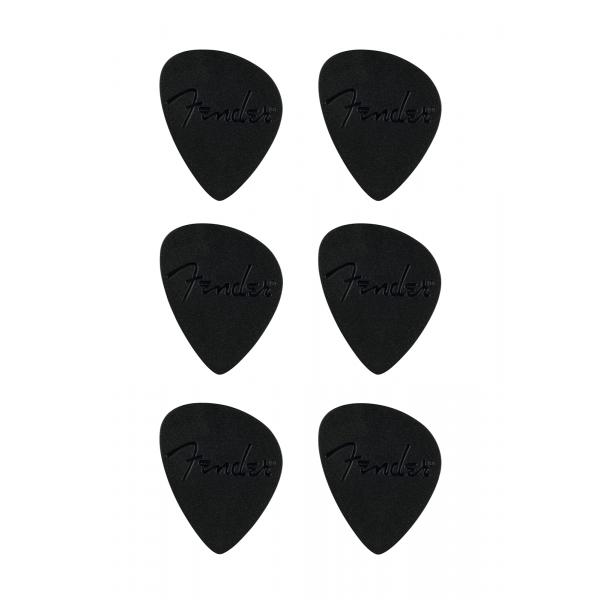 Fender Set 6 Púas Asimétricas Negro