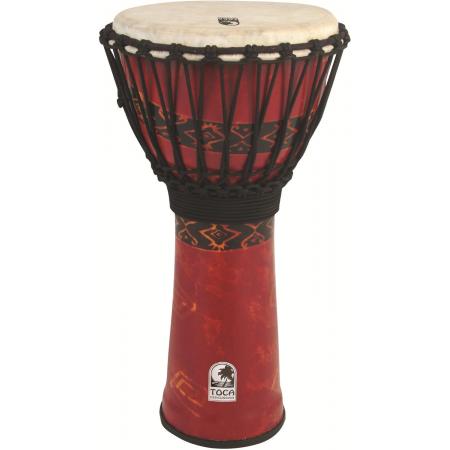 Instrumentos de Percusión Étnica  Toca SFDJ-9F Freestyle Fiesta Red 9" Djembé