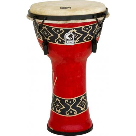 Instrumentos de Percusión Étnica  Toca SFDMX-9RP Freestyle Bali Red 9" Djembé