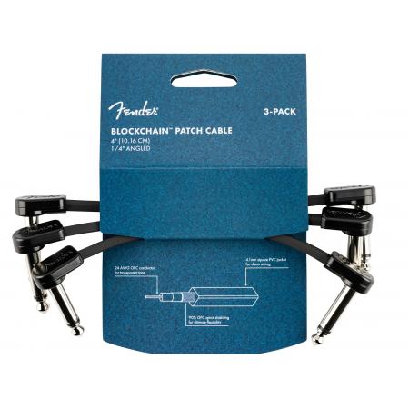 Cables para Instrumentos Fender Blockchain 4" Cable Pack 3 Latiguillos