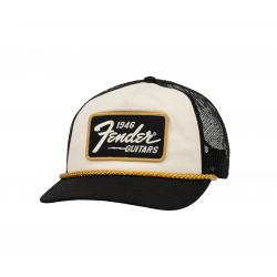 Merchandising y regalos Fender 1946 Gold Braid Hat Cream/Black Gorra