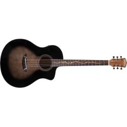 Guitarras Electroacústicas Washburn Bella Tono Vite S9V Gloss Charcoal Burst Guitarra Electroacústica