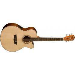 Guitarras Electroacústicas Washburn Harvest G7SCE Natural Guitarra Electroacústica