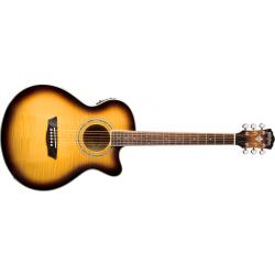 Guitarras Electroacústicas Washburn Festival EA15 Tobacco Burst Guitarra Electroacústica