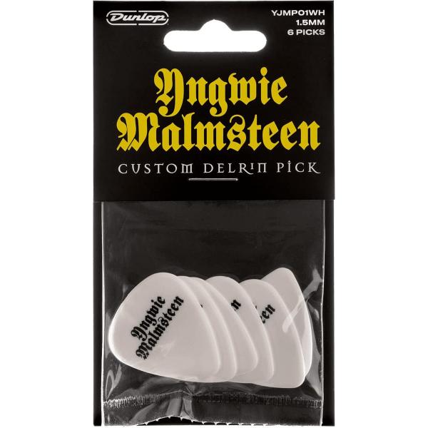 Dunlop YJMP-02RD Yngwie Malmsteen 1.5mm Blanco  Bolsa 6 Púas