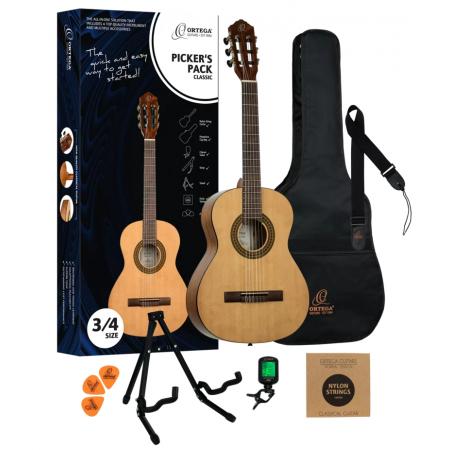 Packs guitarra Ortega Rppc34 Pack Guitarra Electroacústica