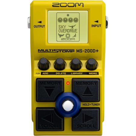 Pedales Zoom Ms-200D+ Overdrive Pedal Guitarra