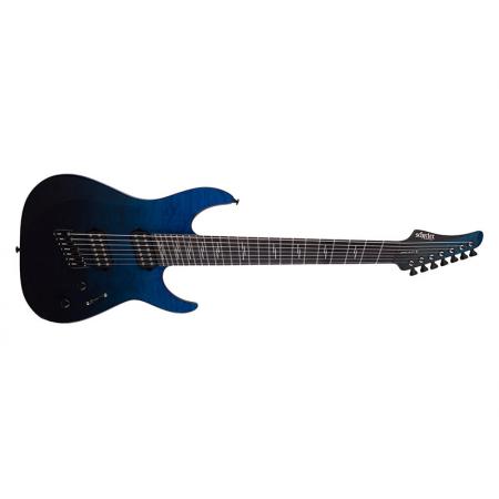 Guitarras Eléctricas Schecter Reaper-7 Elite Ms Deep Blue Ocean Dbo Guitarra Eléctrica