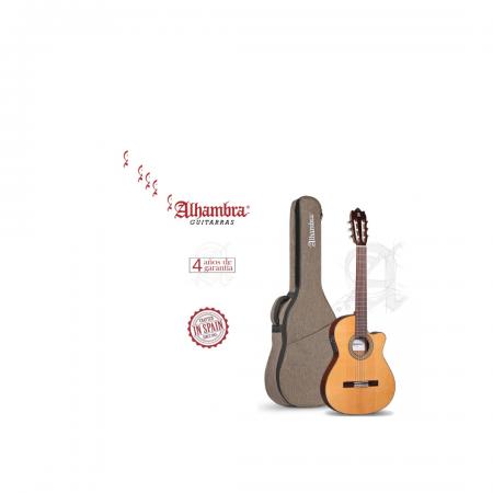 Guitarras Electroclásicas Alhambra 3C CT E1 Guitarra Electroclásica + Funda 9730 Alhambra