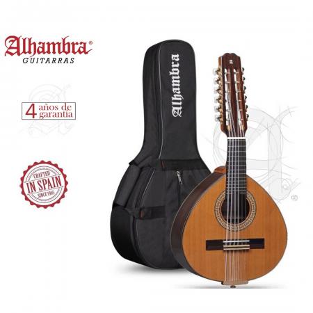 Otros instrumentos  de cuerda Alhambra 4P Natural Bandurria + Funda 9531 Alhambra
