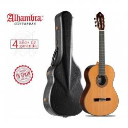 Guitarra Clásica - Guitarra española Alhambra 10P Premier Nat Guitarra Clásica + Estuche 9557 Alhambra