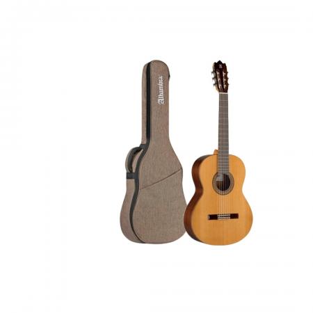 Guitarra Clásica - Guitarra española Alhambra 3C 3/4 Guitarra Clásica Cadete Natural + Funda 9732 Alhambra