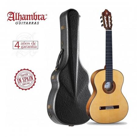 Guitarra Clásica - Guitarra española Alhambra 10 FC Guitarra Flamenca + Estuche 9557 Alhambra