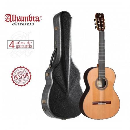 Guitarras Flamencas Alhambra 10 FP Guitarra Flamenca Natural + Estuche 9557 Alhambra