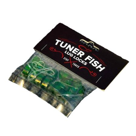 Otros accesorios Tuner Fish Lug Locks Green 8 Pack