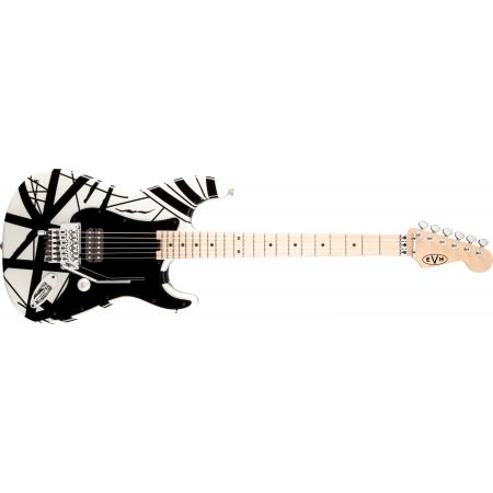 Guitarras Eléctricas EVH Striped Series White with Black Stripes