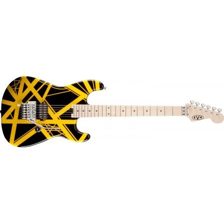 Guitarras Eléctricas EVH Striped Series Black with Yellow Stripes