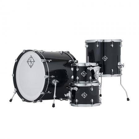 Batería Acústica Dixon PODCSTM422-01-PB - set de batería Cornerstone All Maple - acabado Piano Black Gloss