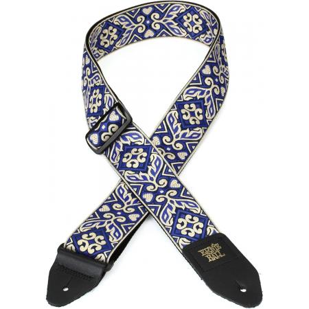 Correas Guitarra CORREA GUITARRA BAJO TRIBAL BLUE PAISLEY JACQUARD