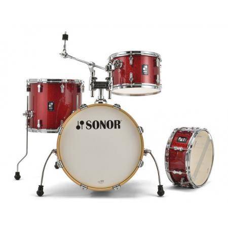 Batería Acústica Sonor AQX Jazz RMS Red Moon Sparkle