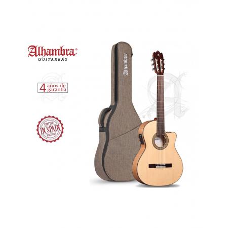 Packs guitarra clásica Alhambra 3F-CW-E1 Natural Guitarra Electroclásica + Funda 10MM 9730