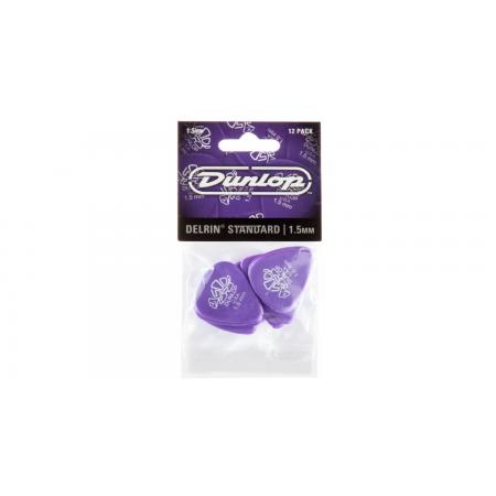 Púas Dunlop Delrin Standard De 1,5 mm Pack 12 Un.