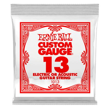 Cuerdas de Guitarra Eléctrica Ernie Ball EB1113 Cuerda Suelta Plana 0.13