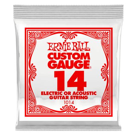 Cuerdas de Guitarra Eléctrica Ernie Ball EB1114 Cuerda Suelta Plana 0.14