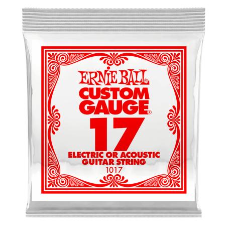 Cuerdas de Guitarra Eléctrica Ernie Ball EB1117 Cuerda Suelta Plana 0.17