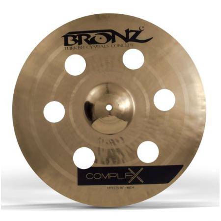 Platos de batería Bronz Effect 18" Drilled Complex Series