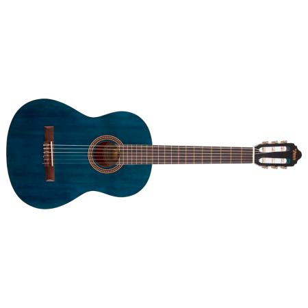 Guitarra Clásica - Guitarra española Valencia VC204TBUT Guitarra Clásica Transparent Blue