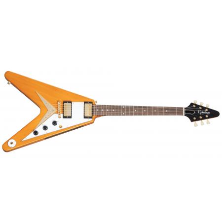 Guitarras Eléctricas Epiphone 1958 Korina Flying V Aged Natural
