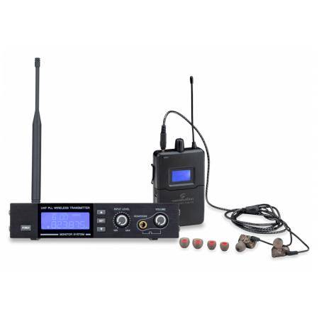 Sistemas y Micrófonos Inalámbricos  Soundsation Sistema In-Ear Stereo UHF 99 canais WF-U199