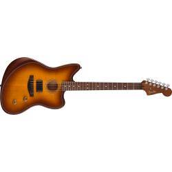 Guitarras Electroacústicas Fender Standard Acoustasonic Jazzmaster Honey Burst Guitarra Electroacústica