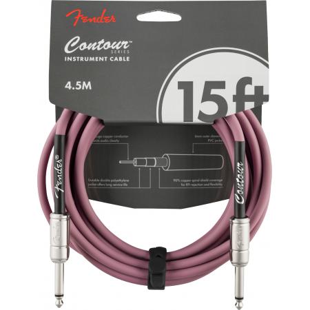 Cables de guitarra Fender Contour 4,5M Burgundy Mist Cable de Guitarra