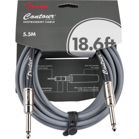 Cables de guitarra Fender Contour 5,6M Inca Silver Cable de Guitarra