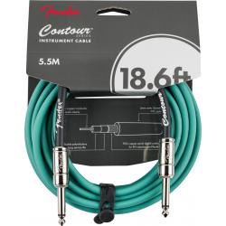 Cables de guitarra Fender Contour 5,6M Sherwood Green Cable de Guitarra