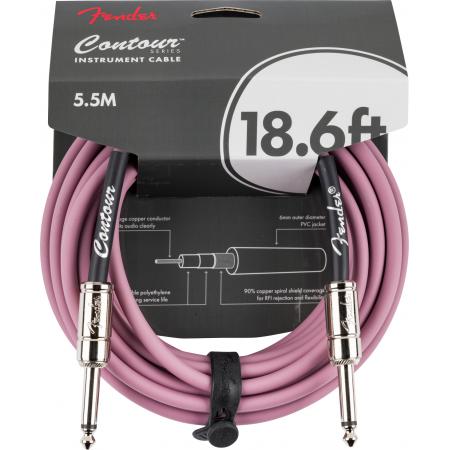 Cables de guitarra Fender Contour 5,6M Burgundy Mist Cable de Guitarra