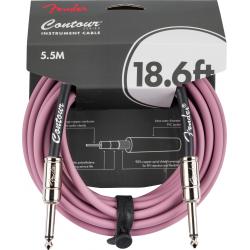 Cables de guitarra Fender Contour 5,6M Burgundy Mist Cable de Guitarra