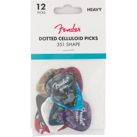Guitarras Electroacústicas Seagull Fender 351 Dotted Celluloid Hard Pack 12 Púas