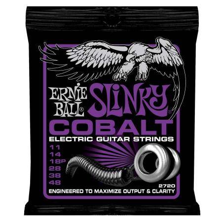 Cuerdas de Guitarra Eléctrica Ernie Ball 2720 Slinky Cobalt (11-48)