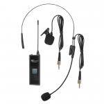 Power Dynamics PD524B Juego de micrófono inalámbrico UHF con 4 micrófonos de petaca