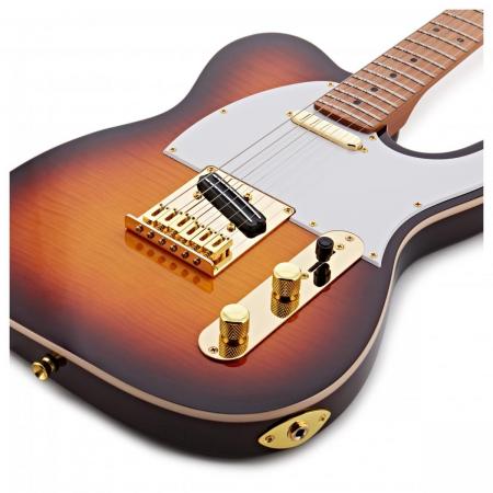 Guitarras Eléctricas Guitarra Eléctrica Jet Guitars Jt600-Bsg Tobacco Burst