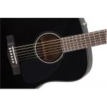 Fender CD60 Guitarra Acústica Negra Con Estuche