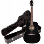 Fender CD60 Guitarra Acústica Negra Con Estuche
