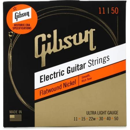 Cuerdas de Guitarra Eléctrica Gibson SEGBWR11 Ultra Light 11-50 Cuerdas Guitarra Eléctrica