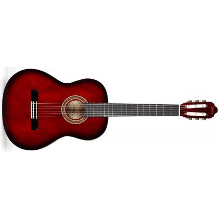 Guitarra Clásica - Guitarra española Valencia VC104RDS Red S Guitarra Clásica