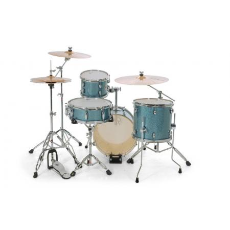 Batería Acústica Gretsch Set de Cascos Energy Street Kit Blue Sparkle